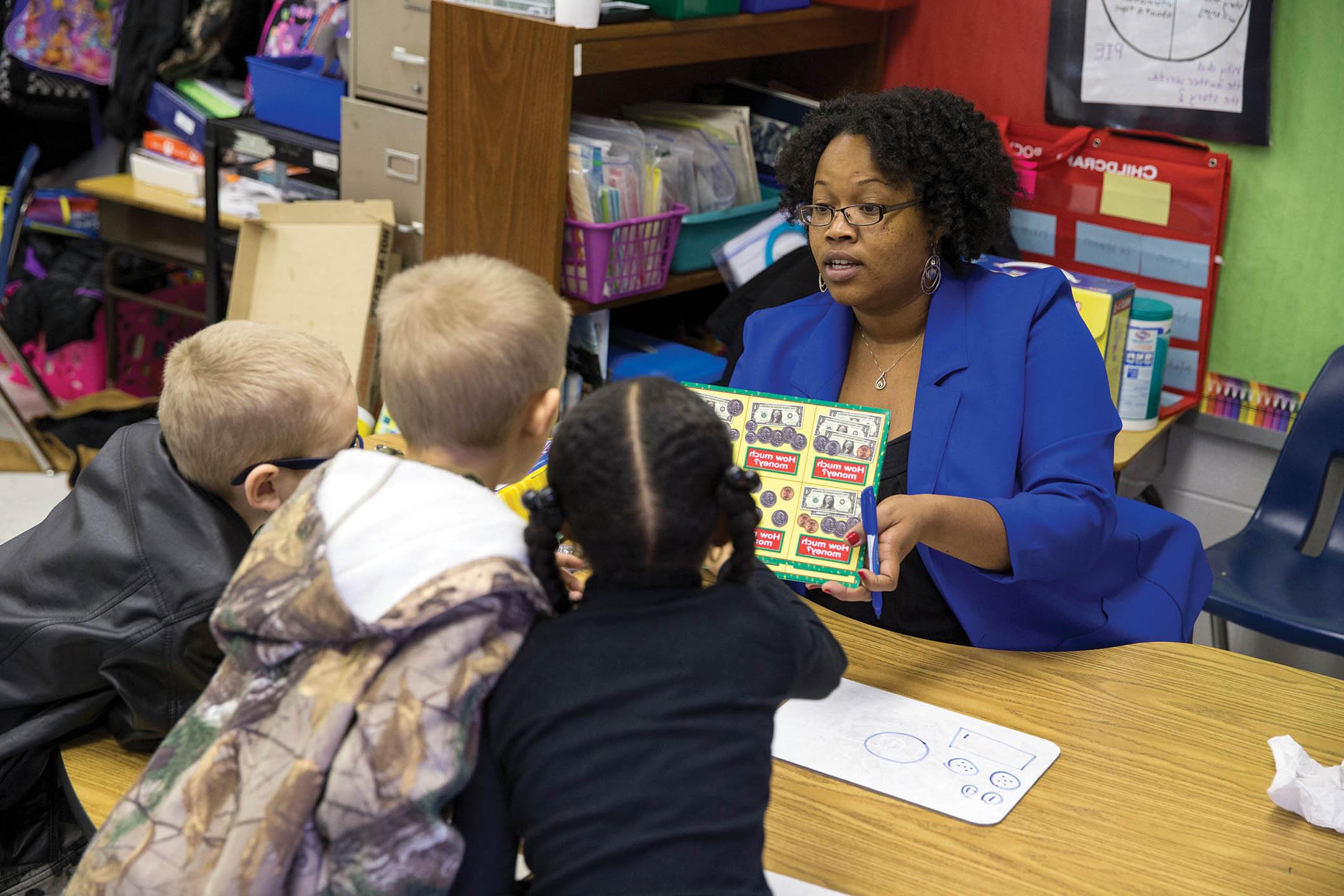 Altra Witt teaches in Madison Heights Elementary School