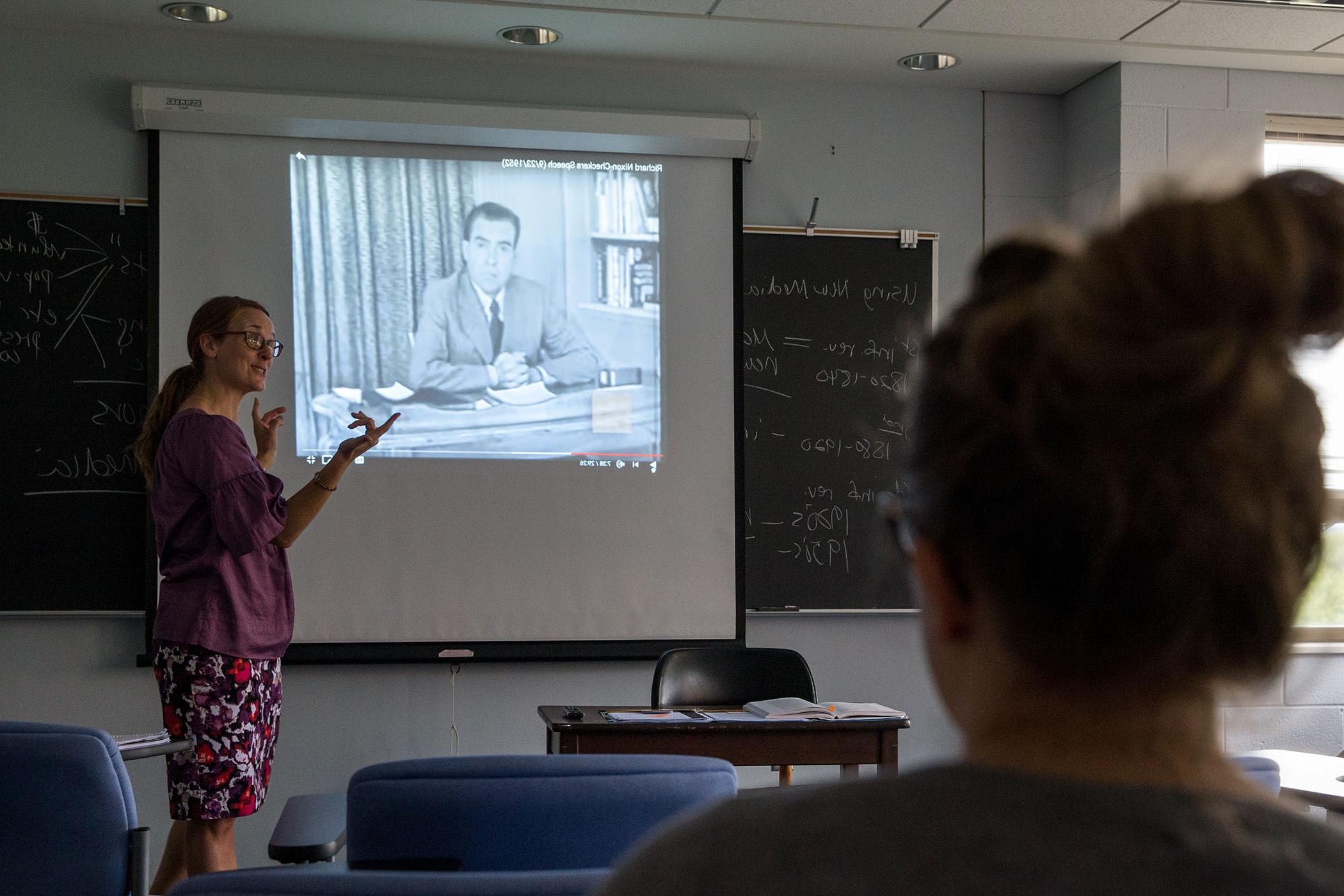 Media and culture professor Jennifer Gauthier discusses the effect of media on elections.