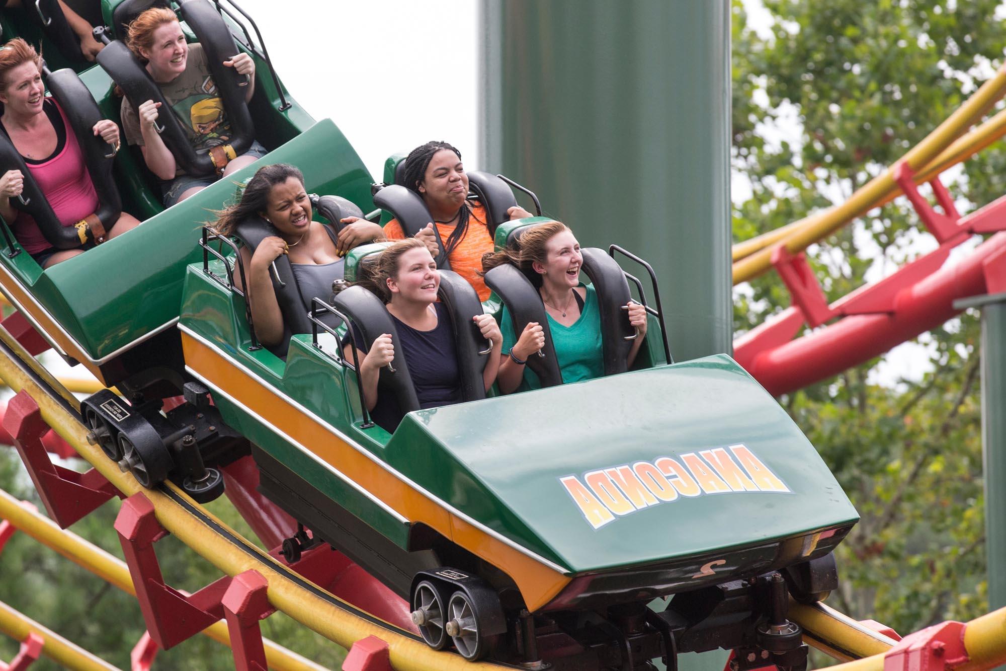 Randolph College students study the physics of rollercoasters