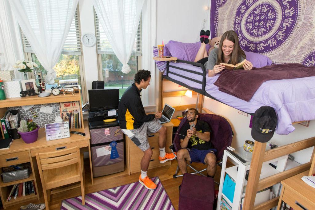 Wright Hall residence room